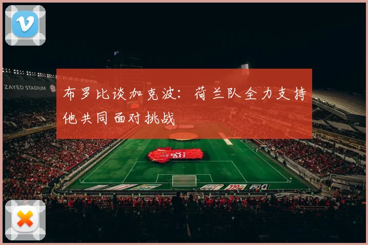 布罗比谈加克波：荷兰队全力支持他共同面对挑战